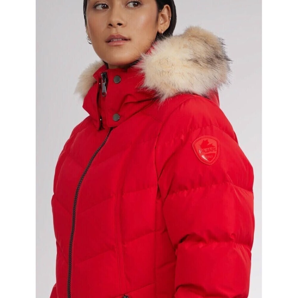 BNWT Women's Pajar Red Winter Parka Down Jacket - Size S - Picture 10 of 10